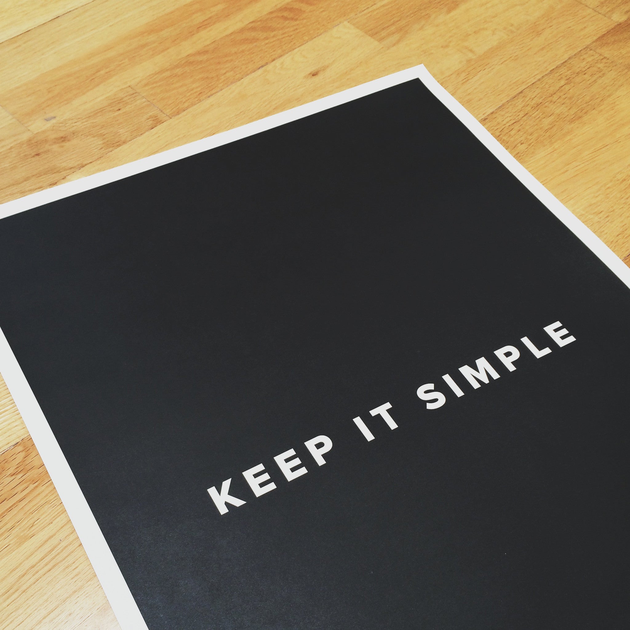 Keep It Simple For Black